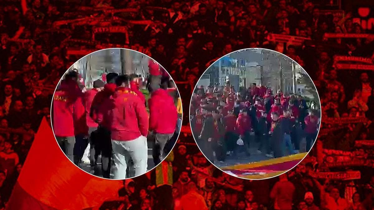 Galatasaray taraftarları, derbi öncesi Gezi Parkı'nda toplandı