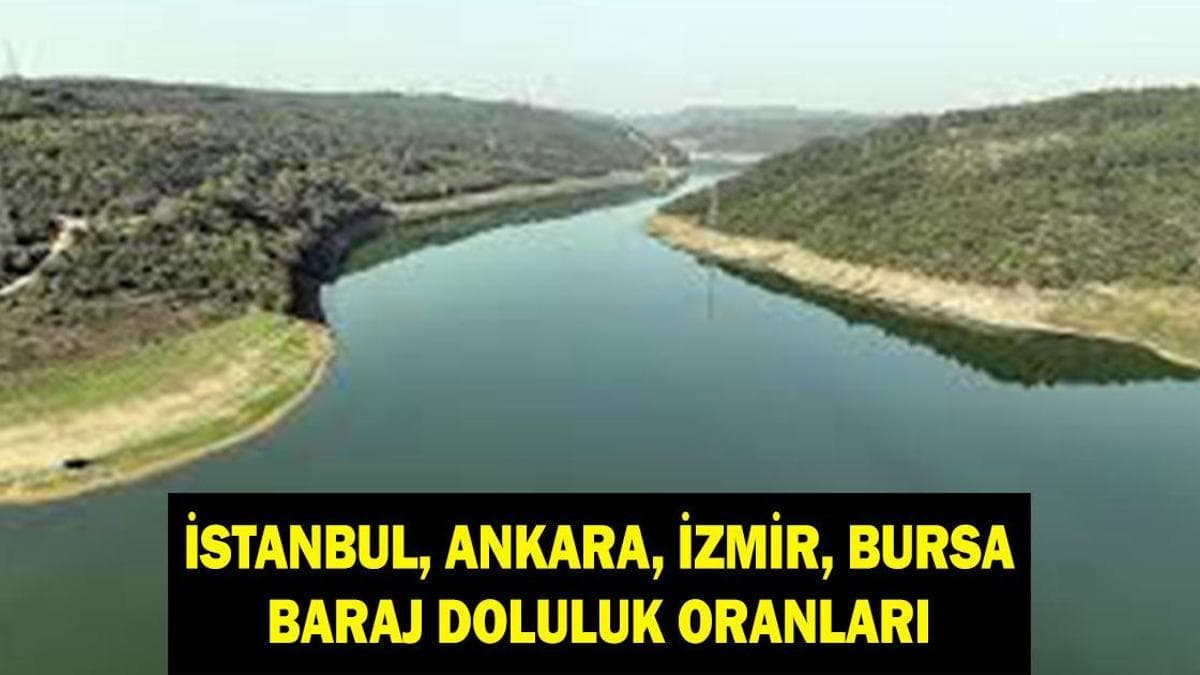 BARAJ DOLULUK ORANLARI 9 MART: İstanbul, Ankara, İzmir, Bursa barajlarında doluluk oranı nedir? İşte barajlardaki son durum...