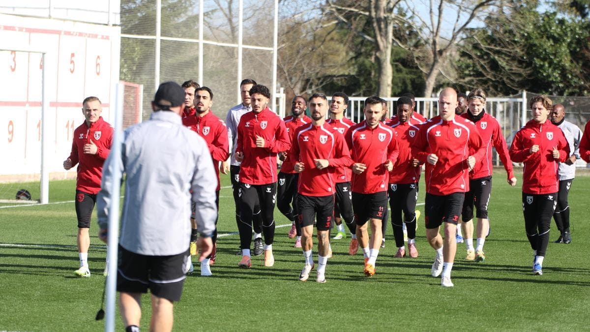 Samsunpor, Rayo Vallecano maçı hazırlıklarını tamamladı