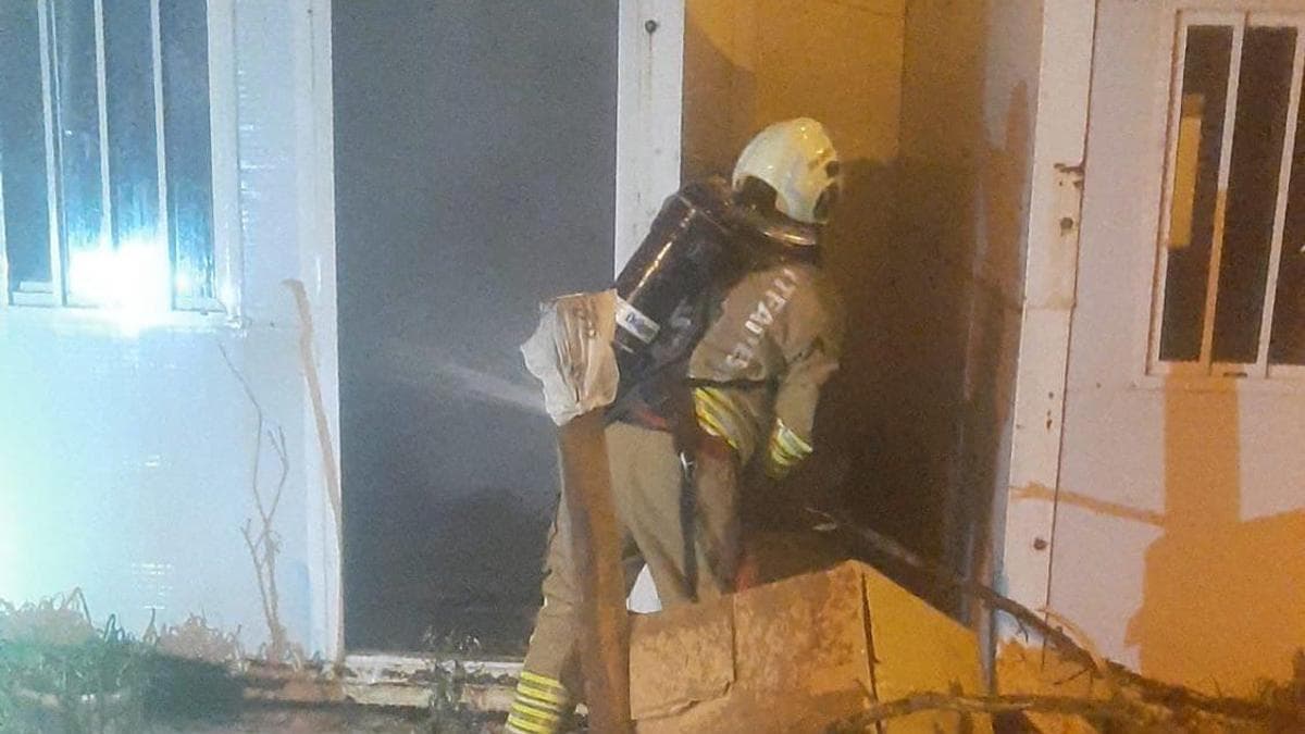 Hatay’da konteyner yangını