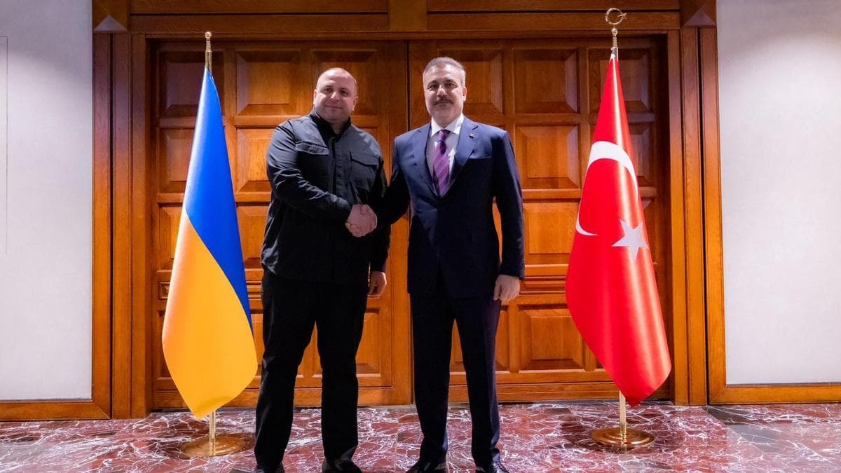 Bakan Fidan, Ukrayna Güvenlik Konseyi Sekreteri Umerov ile Ankara'da Görüştü