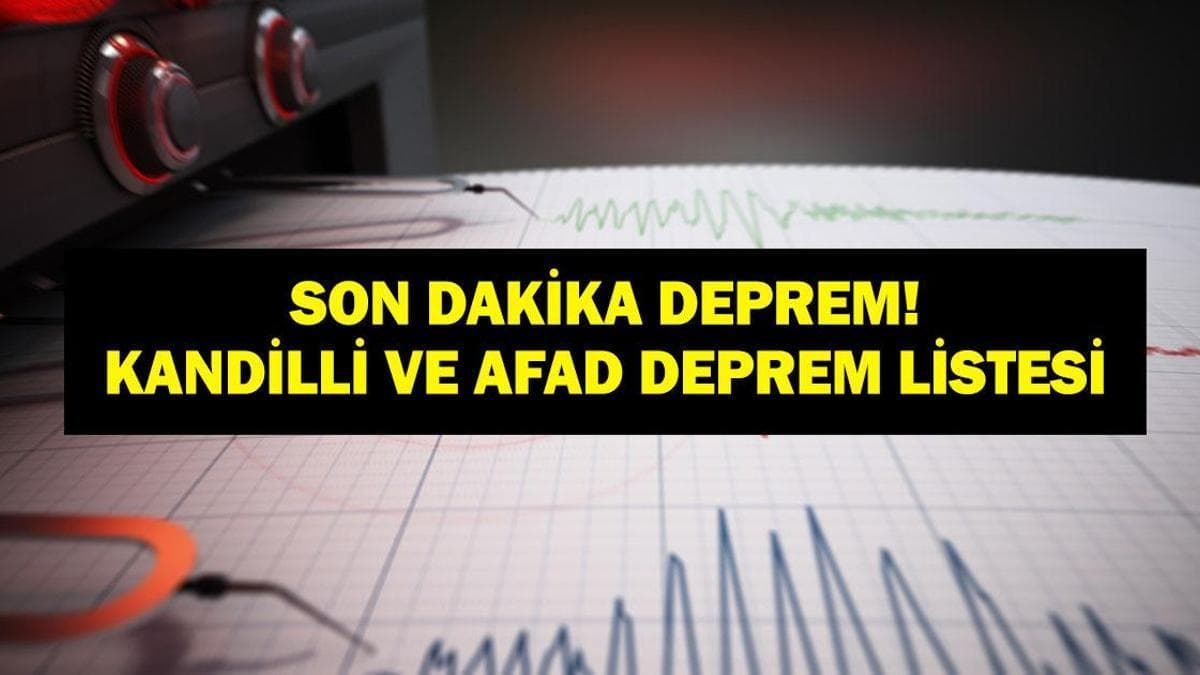 İstanbul Kağıthane'de 2.2 Büyüklüğünde Deprem Meydana Geldi
