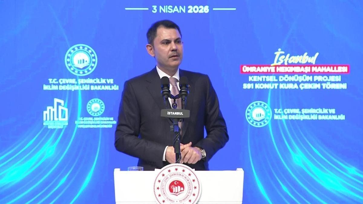 Bakan Kurum, Ümraniye'de Kentsel Dönüşüm Konutlarını Teslim Etti