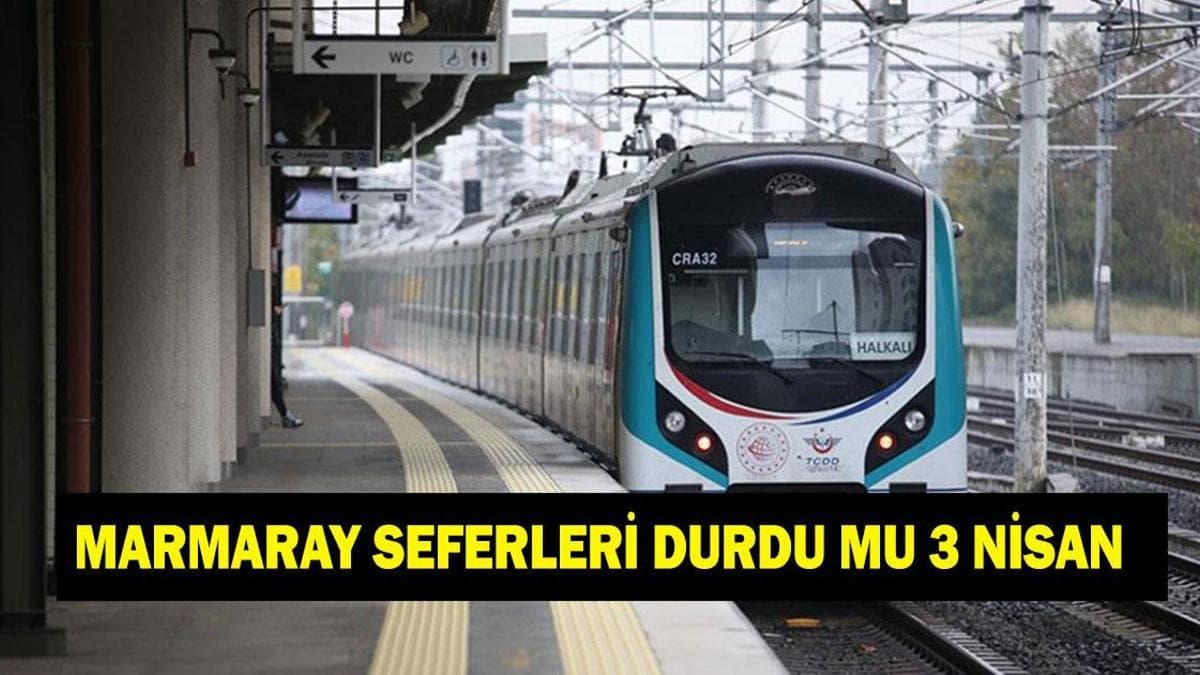 Marmaray Göztepe'de Yaşanan Olay Tren Seferlerini Aksattı
